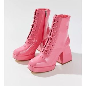 Circus by Sam Edelman Kia Punk pink booties sz 9.5 NWT